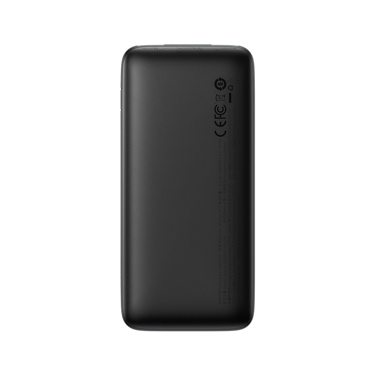 Baseus Bipow Pro powerbank 10000mAh 22.5W + USB 3A 0.3m kábel fekete (PPBD040001)-4