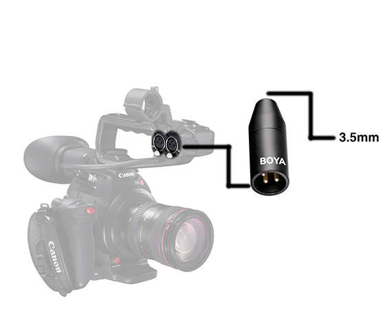 Boya 3,5mm mini jack > XLR átalakító-3