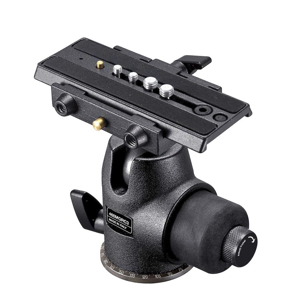 Manfrotto Hidrosztatikus gömbfej RC3 gyors csatlakozással (468MGRC3)-0