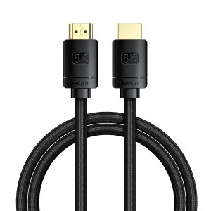 Baseus High Definition Series HDMI 2.1 kábel 8K60Hz 1.5m fekete (WKGQ040101)
