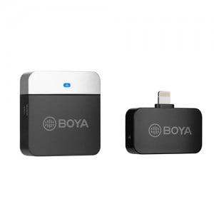 BOYA BY-M1LV-D 2.4GHz Univerzális vezeték nélküli mikrofon szett (iOS | 1+1)
