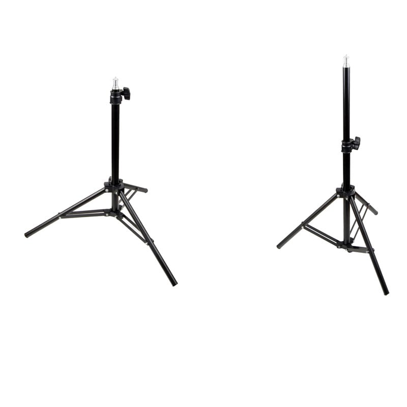 Alumínium lámpatartó állvány, vakuállvány 42-78cm, 1/4-es spigot fejjel-1