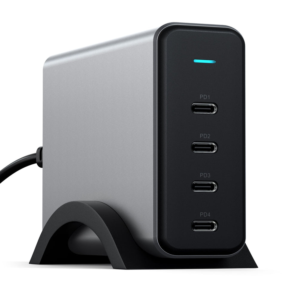 Satechi 165W 4x USB Type-C PD GaN hálózati töltő adapter (ST-UC165GM-EU)-1