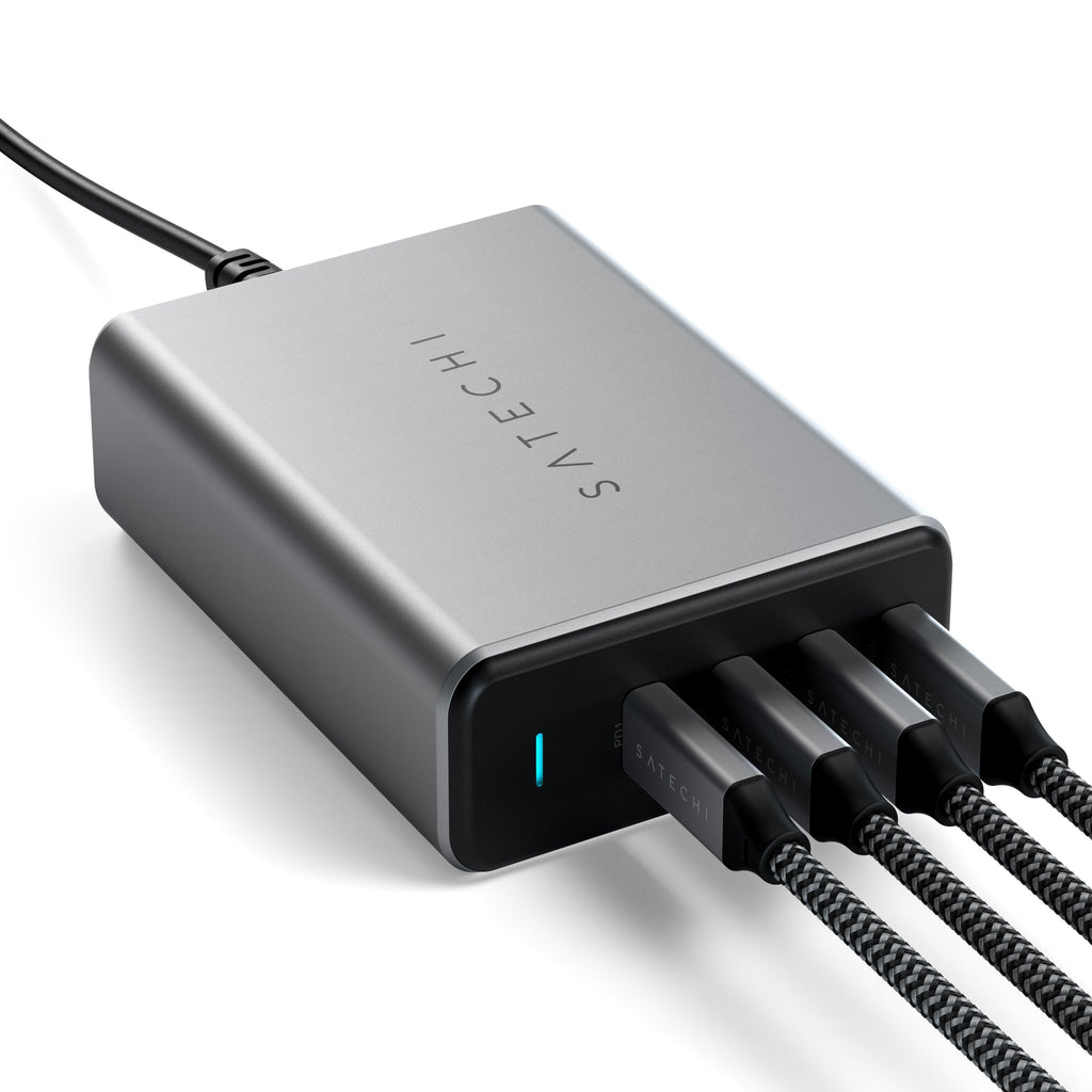 Satechi 165W 4x USB Type-C PD GaN hálózati töltő adapter (ST-UC165GM-EU)-3