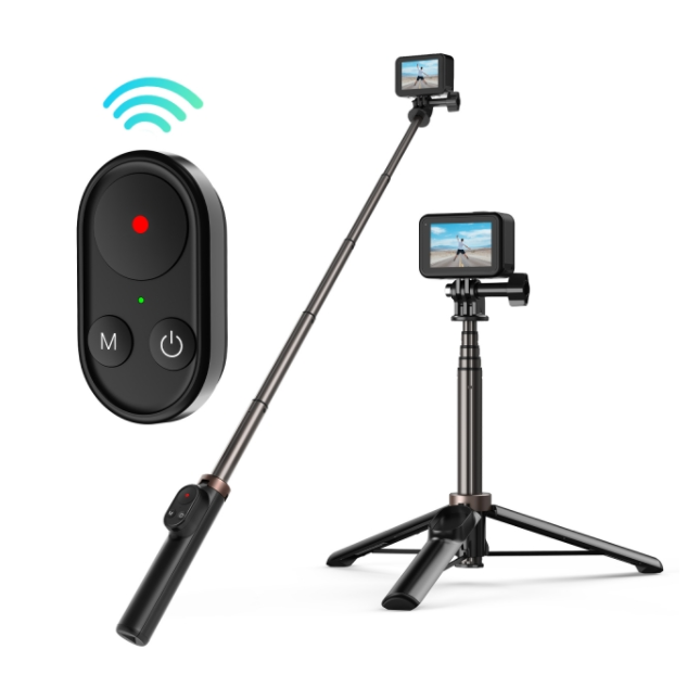 TELESIN selfie bot akciókamerákhoz, mobiltelefonhoz Bluetooth távirányítóval (TE-RCSS-001)-0