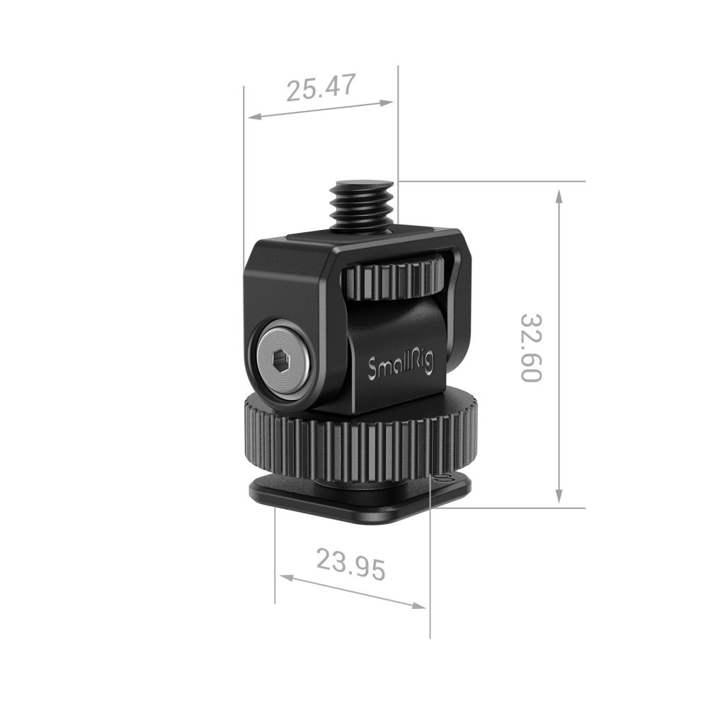 SmallRig Mini vakupapucs adapter 1/4-20 csavarral (3577)-4