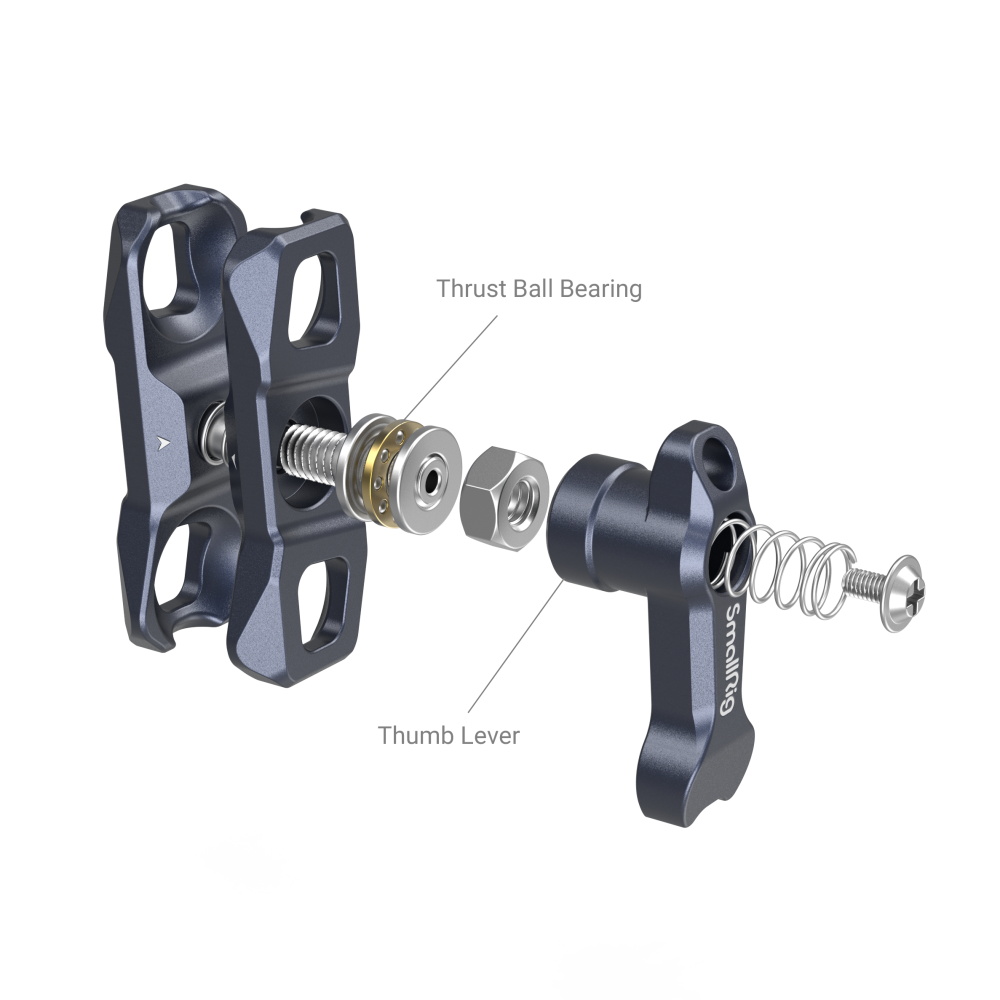SmallRig Magic Arm dupla gömbfejjel (1/4''-20 csavar és NATO Clamp) (3875)-4