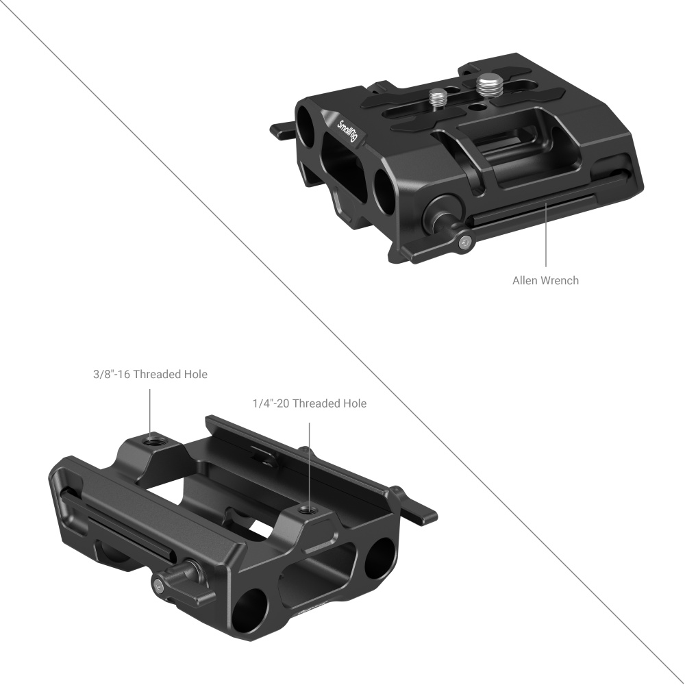 SmallRig 15mm Dovetail Baseplate (4002)-3