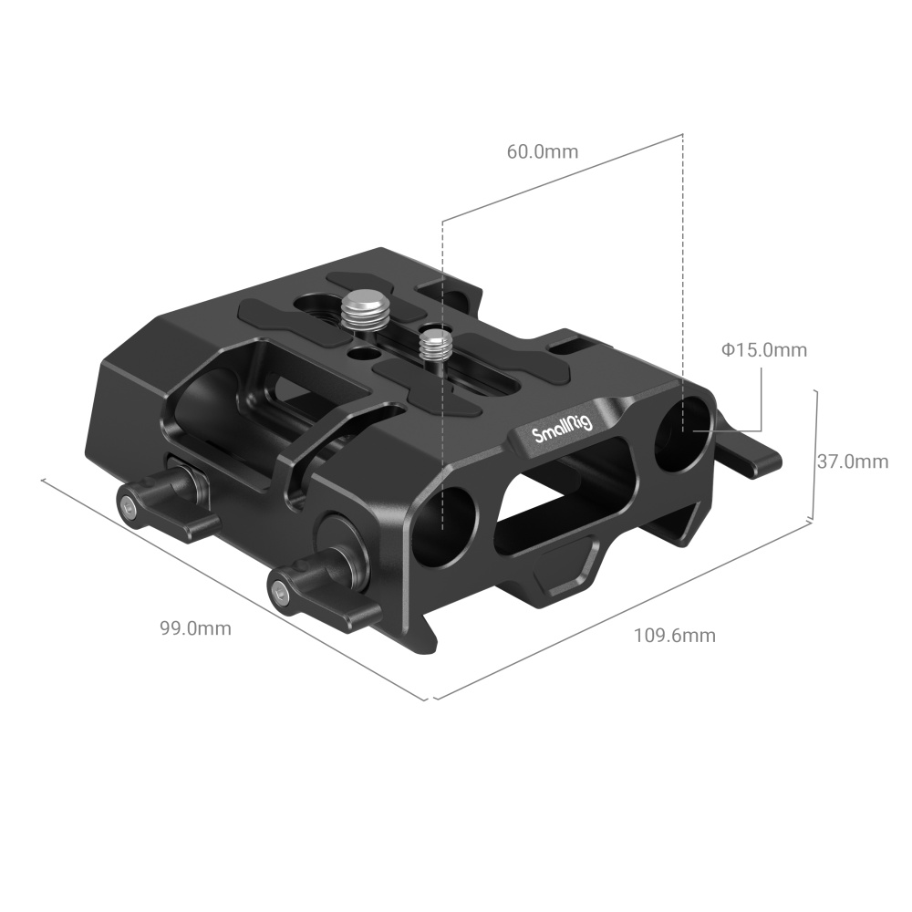 SmallRig 15mm Dovetail Baseplate (4002)-4