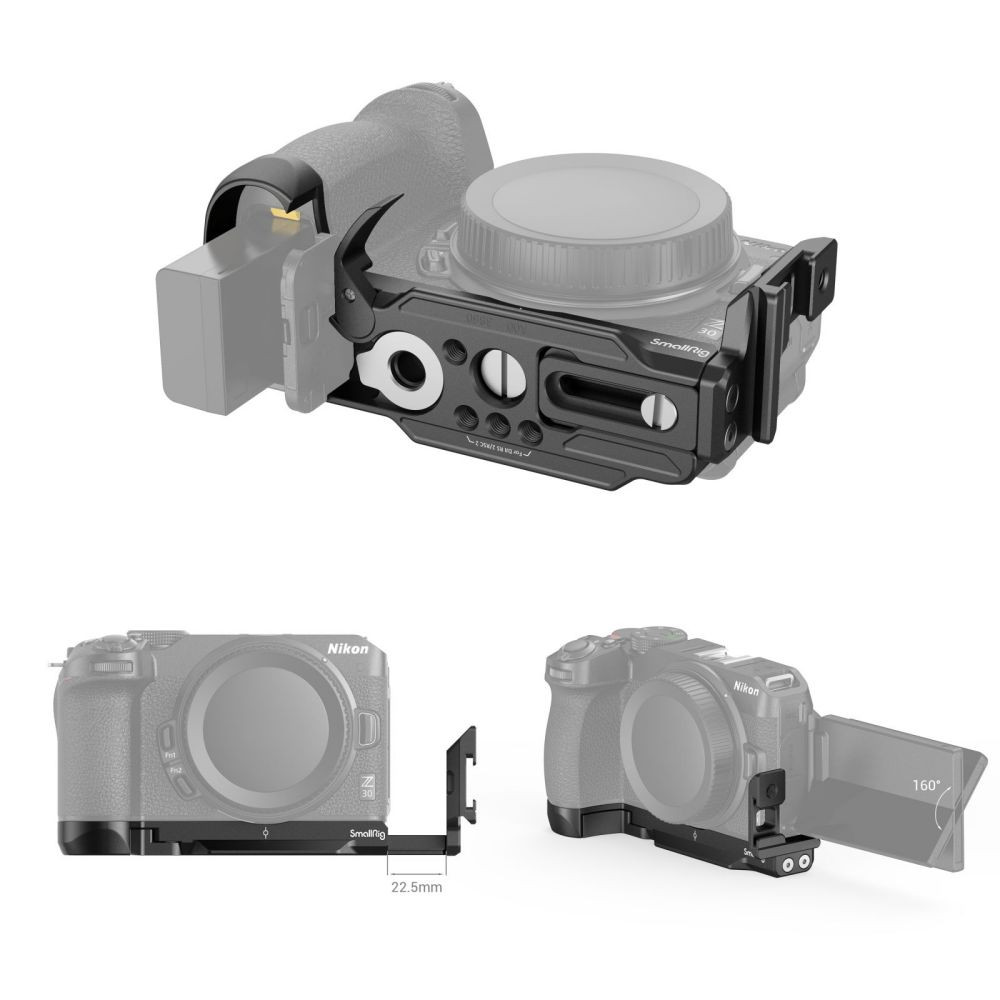 SmallRig L Bracket, L-konzol Nikon Z 30 fényképezőgéphez (3860)-6