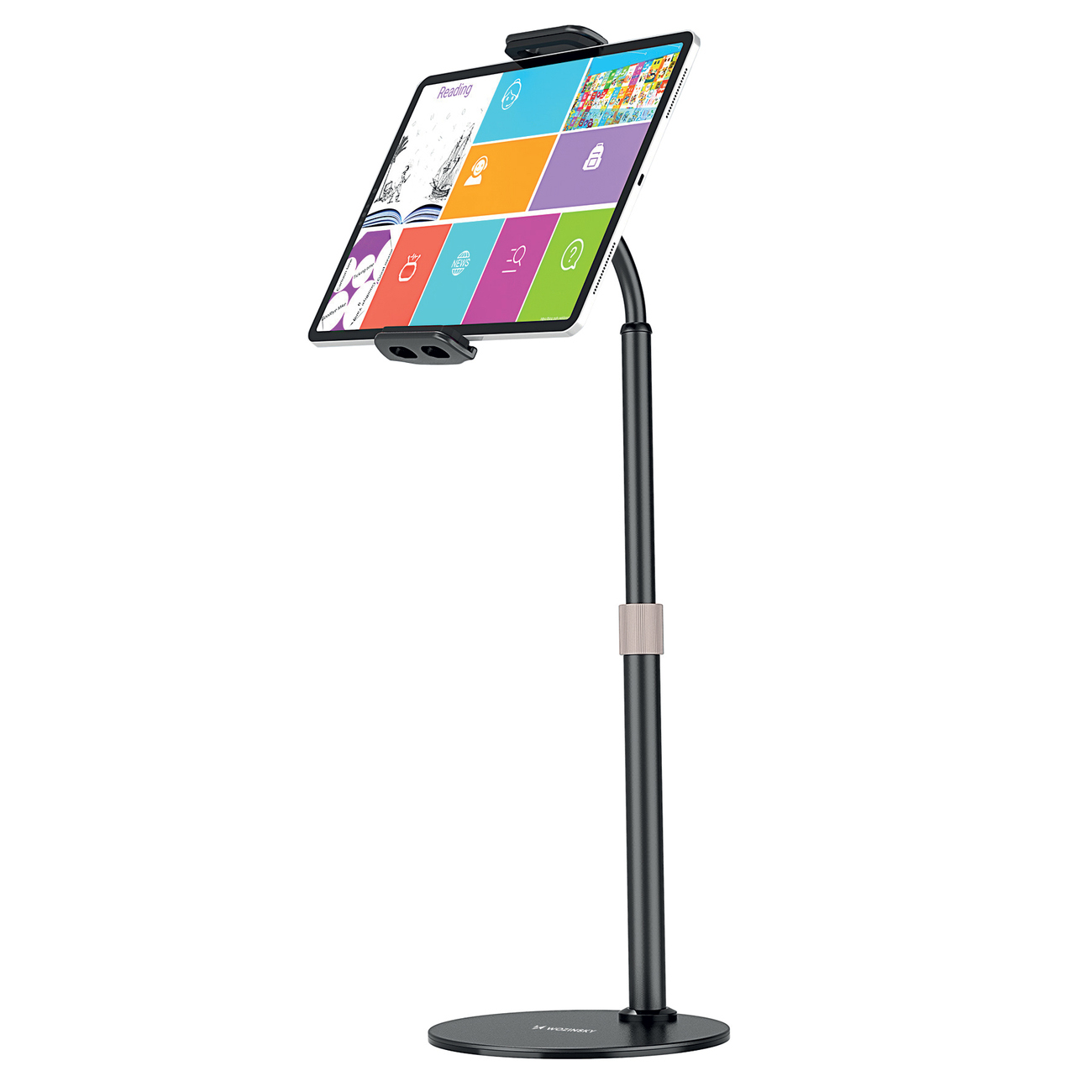 Wozinsky asztali teleszkópos telefon/tablet állvány fekete (WTHBK4)-12