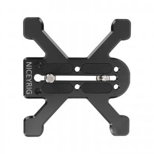 NICEYRIG Arca - típusú négylábú Baseplate 1/4-es menetekkel (normál) (520)