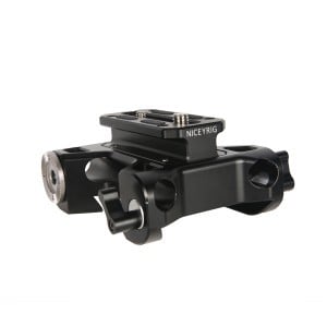 NICEYRIG Riser Baseplate Arri Rosette-vel (Arri Style) és dupla rúd bilinccsel (15 mm) (513)