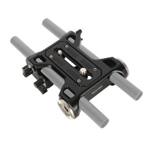 NICEYRIG Base Plate Kit (Arri Style Clamp) Arri Rosette rögzítéssel és dupla rúd bilinccsel (15mm) (512)