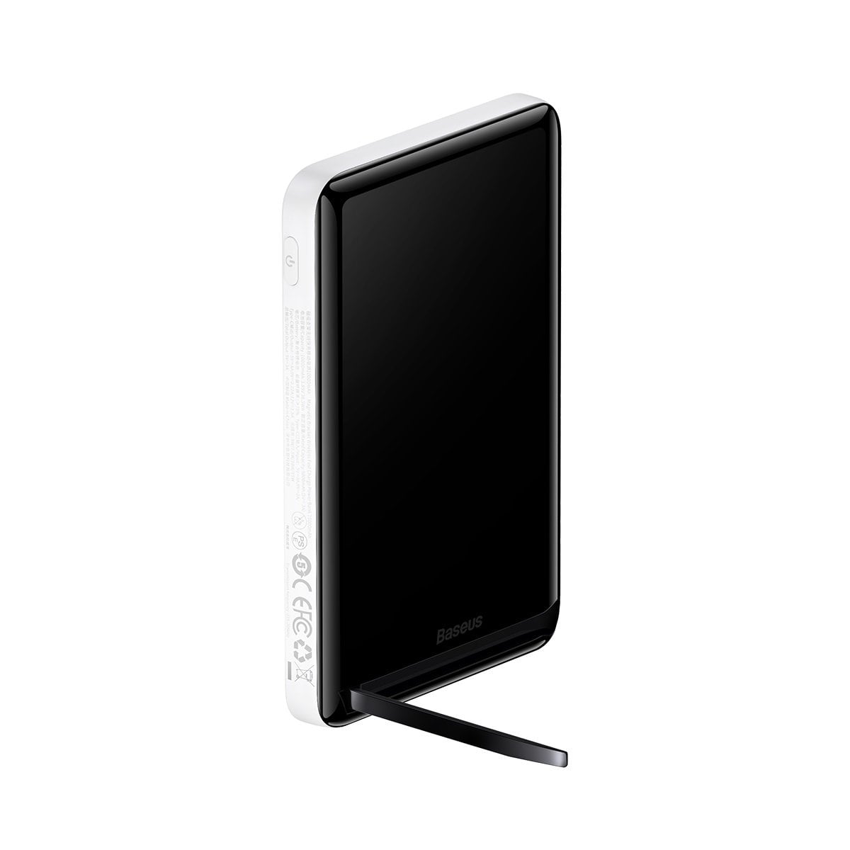 Baseus Magnetic Bracket MagSafe powerbank 10000mAh 20W Overseas Edition fehér (PPCX000202) + USB Type C kábel Baseus Xiaobai Series 60W 0,5m-1