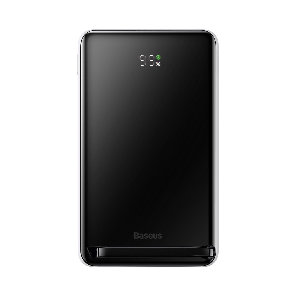 Baseus Magnetic Bracket MagSafe powerbank 10000mAh 20W Overseas Edition fehér (PPCX000202) + USB Type C kábel Baseus Xiaobai Series 60W 0,5m-10