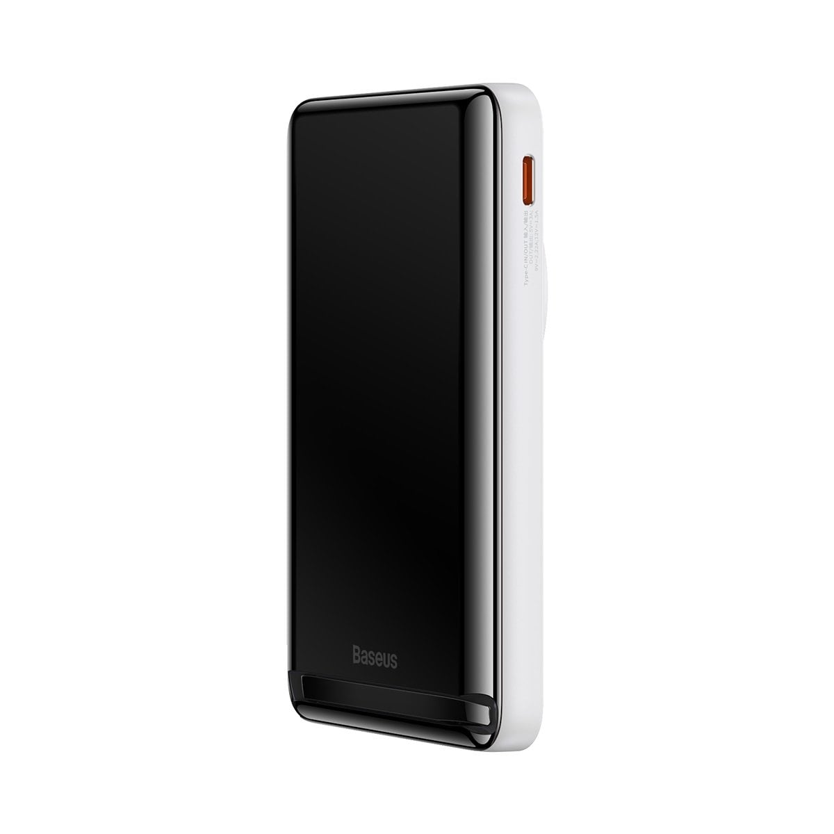 Baseus Magnetic Bracket MagSafe powerbank 10000mAh 20W Overseas Edition fehér (PPCX000202) + USB Type C kábel Baseus Xiaobai Series 60W 0,5m-8