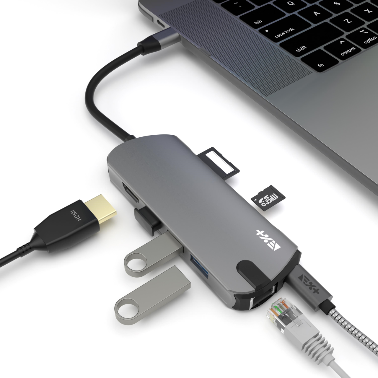 Next One USB-C Pro többportos adapter, elosztó HUB (PD-PRO-HUB)-0