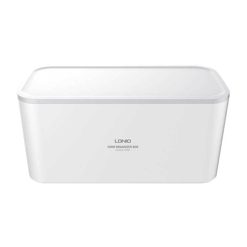 LDNIO SE5334/SC5309 hálózati elosztó 5 AC aljzattal, 3x USB, 2m fehér kábelrendező dobozzal-10