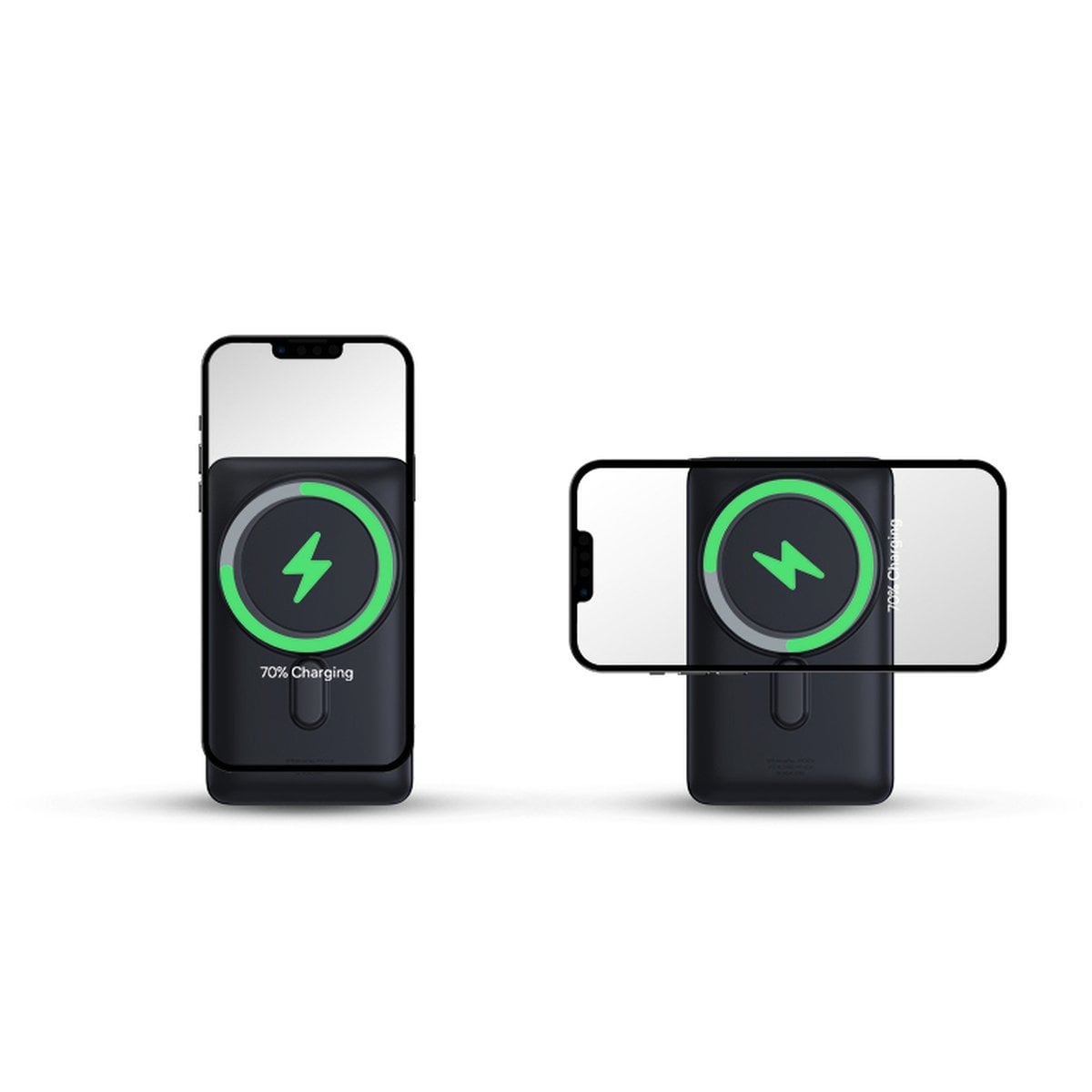 Baseus mágneses Power Bank MagSafe vezeték nélküli töltéssel 10000mAh 20W kék (PPCX000203) + USB Type C Baseus Xiaobai kábel 60W 0,5m-3