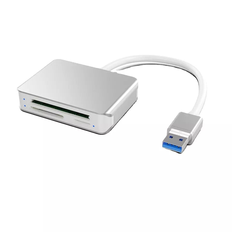 ROCKETEK USB 3.0 5Gbps memóriakártya olvasó CF / SD, microSD / TF (CR306-B)-0