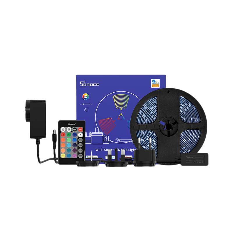 Sonoff L2 Okos RGB LED szalag, 5 m + távirányító + tápegység-0