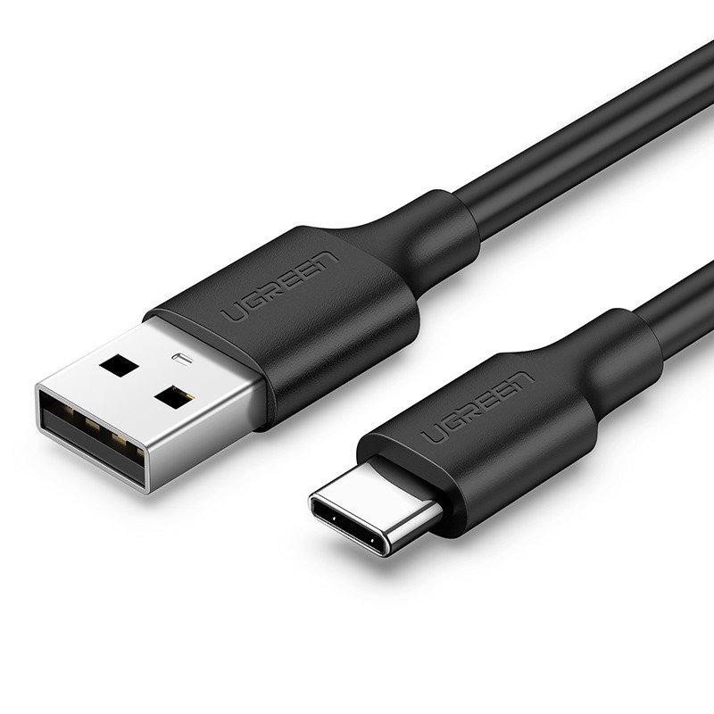 Ugreen USB-A - USB-C kábel 25cm fekete-0