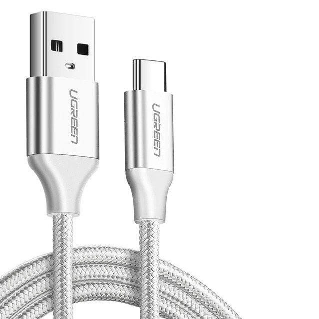 Ugreen USB-A – USB-C QC3.0, 2m (fehér)-0