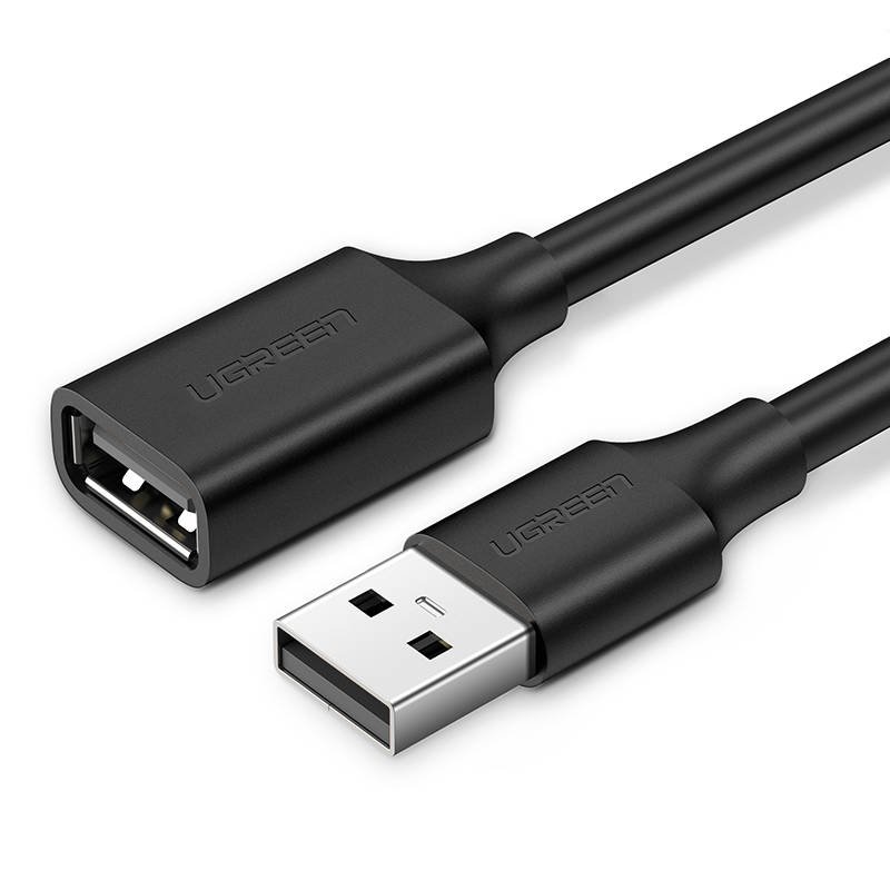 Ugreen US103 USB 2.0 hosszabbító kábel, 5 m (fekete)-0