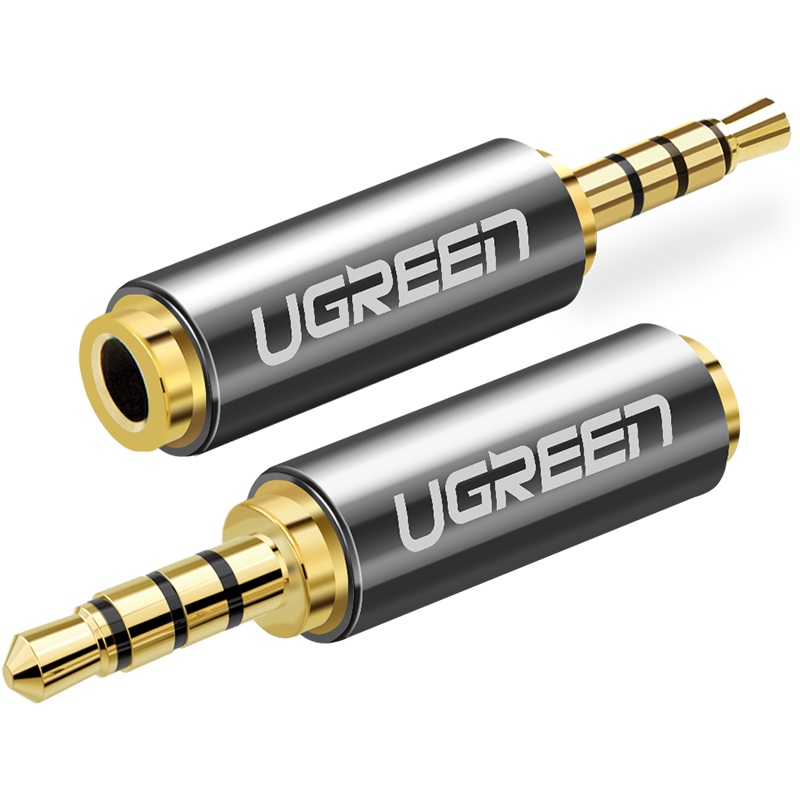 Ugreen 2.5 mm-es mikro jack (dugasz) és 3.5 mm-es mini jack (aljzat) audio átalakító adapter (20501)-0