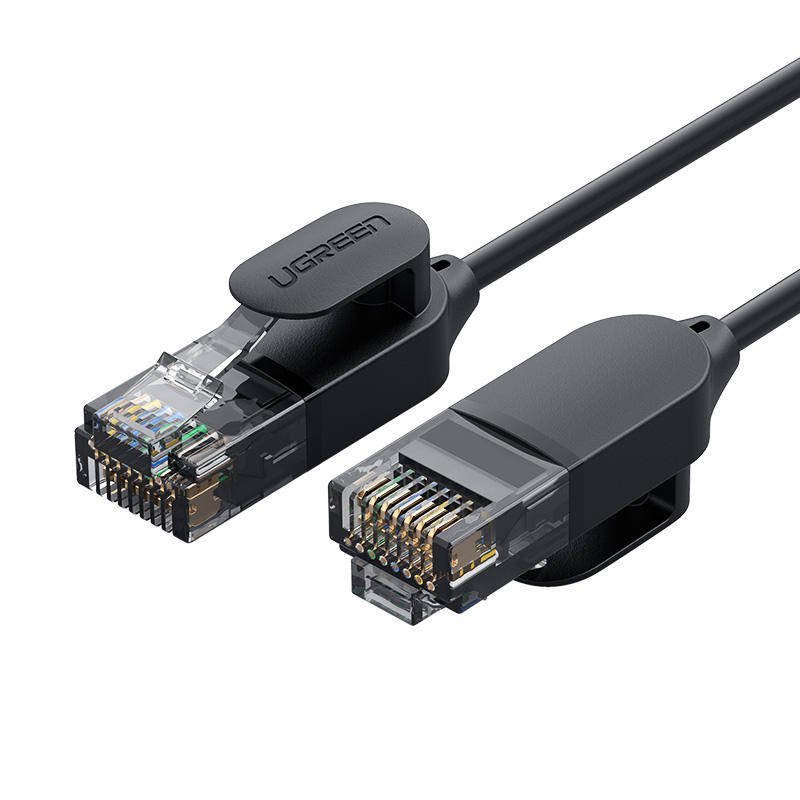 Ugreen NW122 Ethernet RJ45 hálózati kábel, Cat.6A, UTP, 0,5 m (fekete)-0