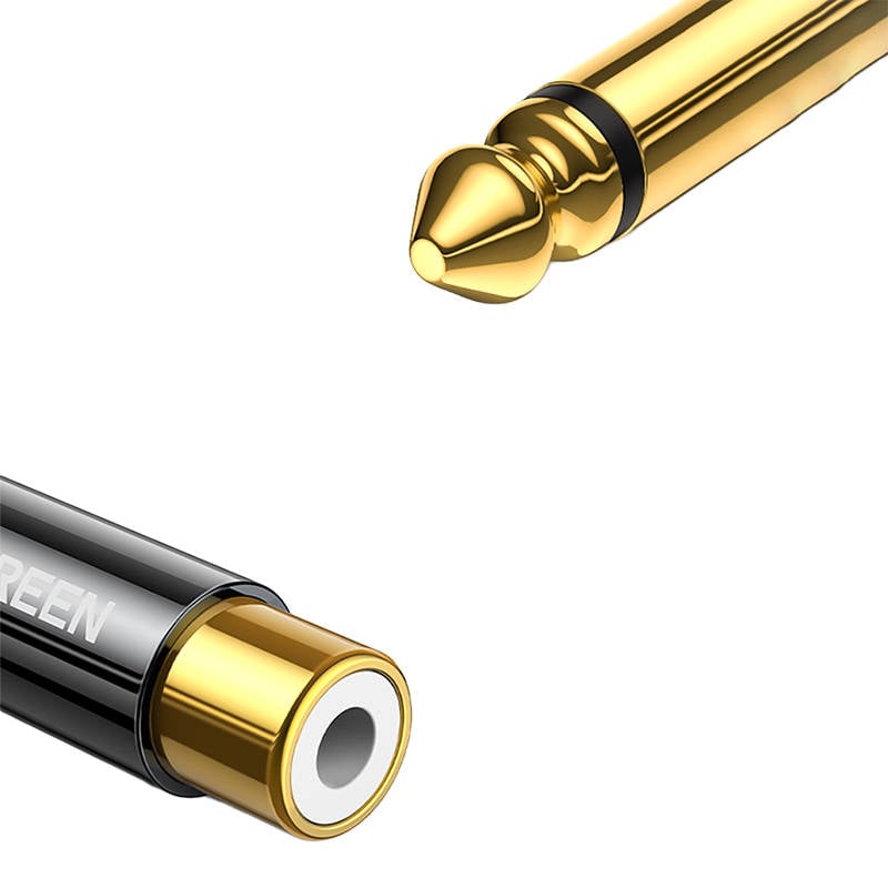 Ugreen AV169 6.5mm-es jack (apa) és RCA (anya) átalakító adapter-2