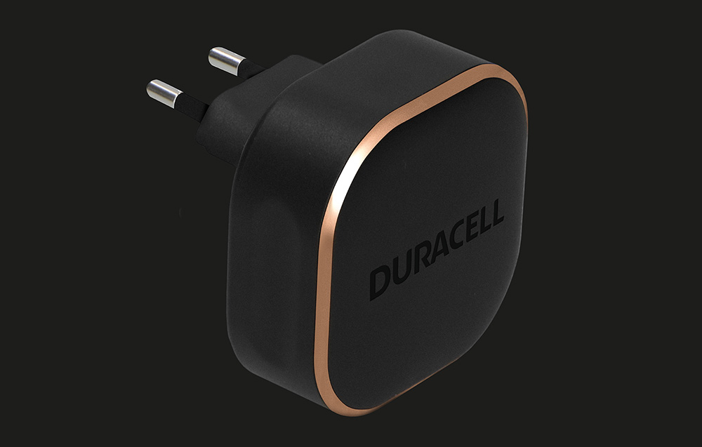 Duracell hálózati töltő adapter USB-C 20W PD (fekete)-1