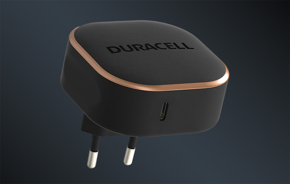 Duracell hálózati töltő adapter USB-C 20W PD (fekete)-3
