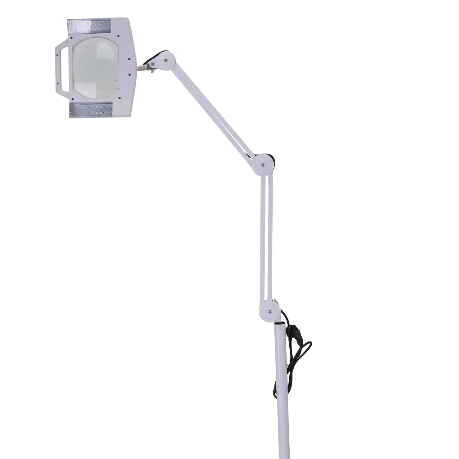 ML22 álló LED-es kozmetikai lámpa, sminklámpa 22W, 8x nagyítással gurulós-2