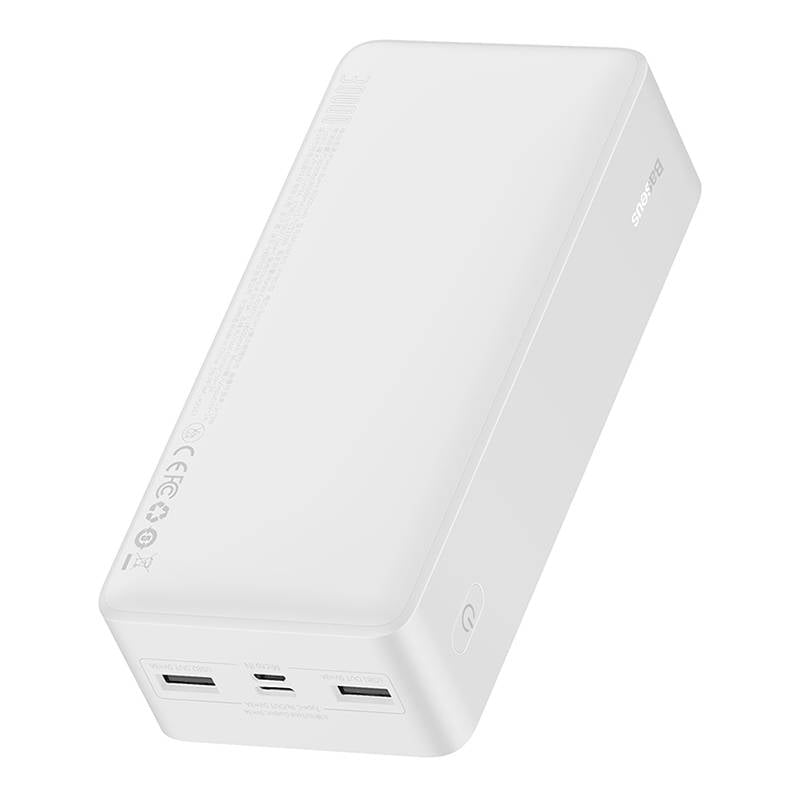 Baseus Bipow Powerbank, 30000mAh, 15W (fehér) (PPBD050202)-1