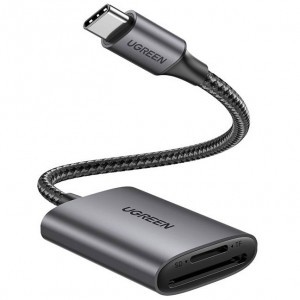 Ugreen CM401 USB-C microSD/SD kártyaolvasó (szürke)