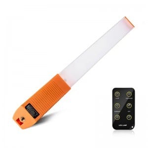 LUXCEO Q508D LED lámpa, fénycső távirányítóval 3200K-5600K