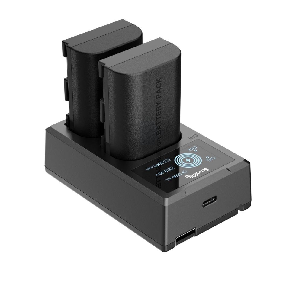 SmallRig LP-E6NH fényképezőgép akkumulátor- és töltőkészlet (3821)-0