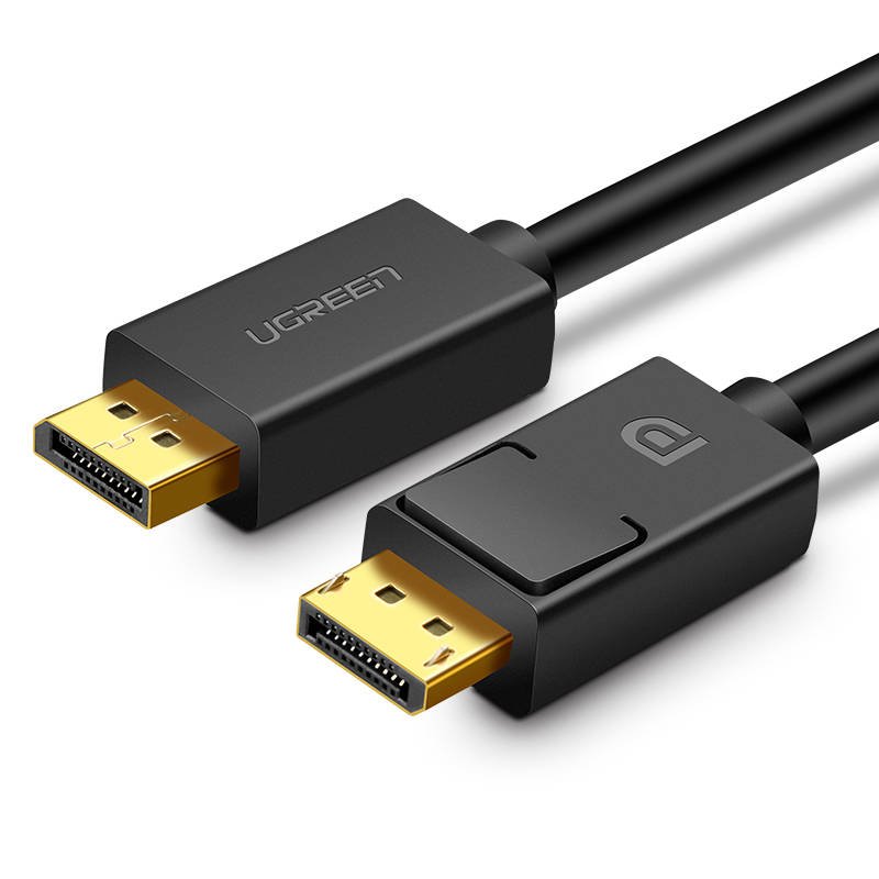 Ugreen DP102 DisplayPort kábel 4K, 3D, 1m fekete (DP102 10244)-1