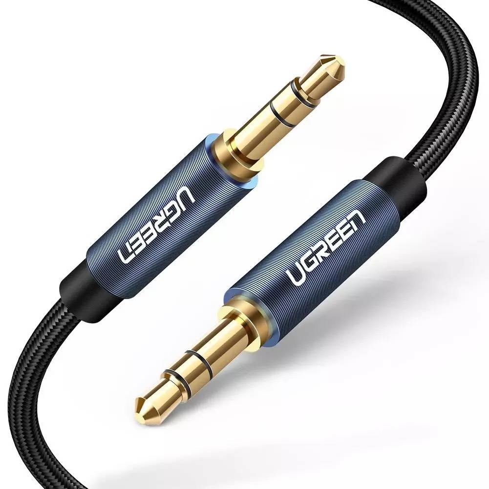 Ugreen AV122 3.5mm-es AUX mini jack kábel 3m (kék)-0