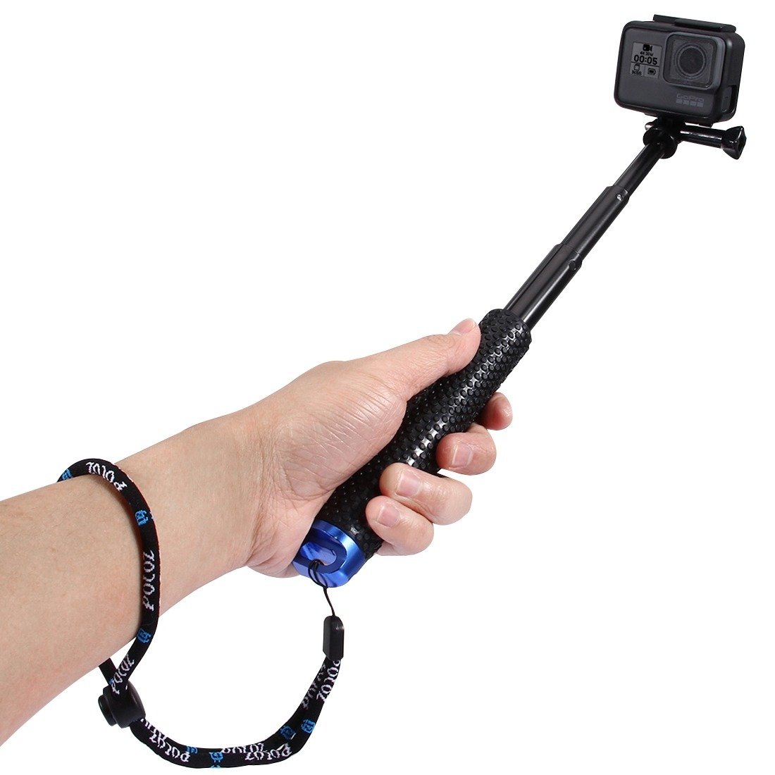 PULUZ PU150 Selfie Stick, selfie bot akciókamerához (fekete)-1