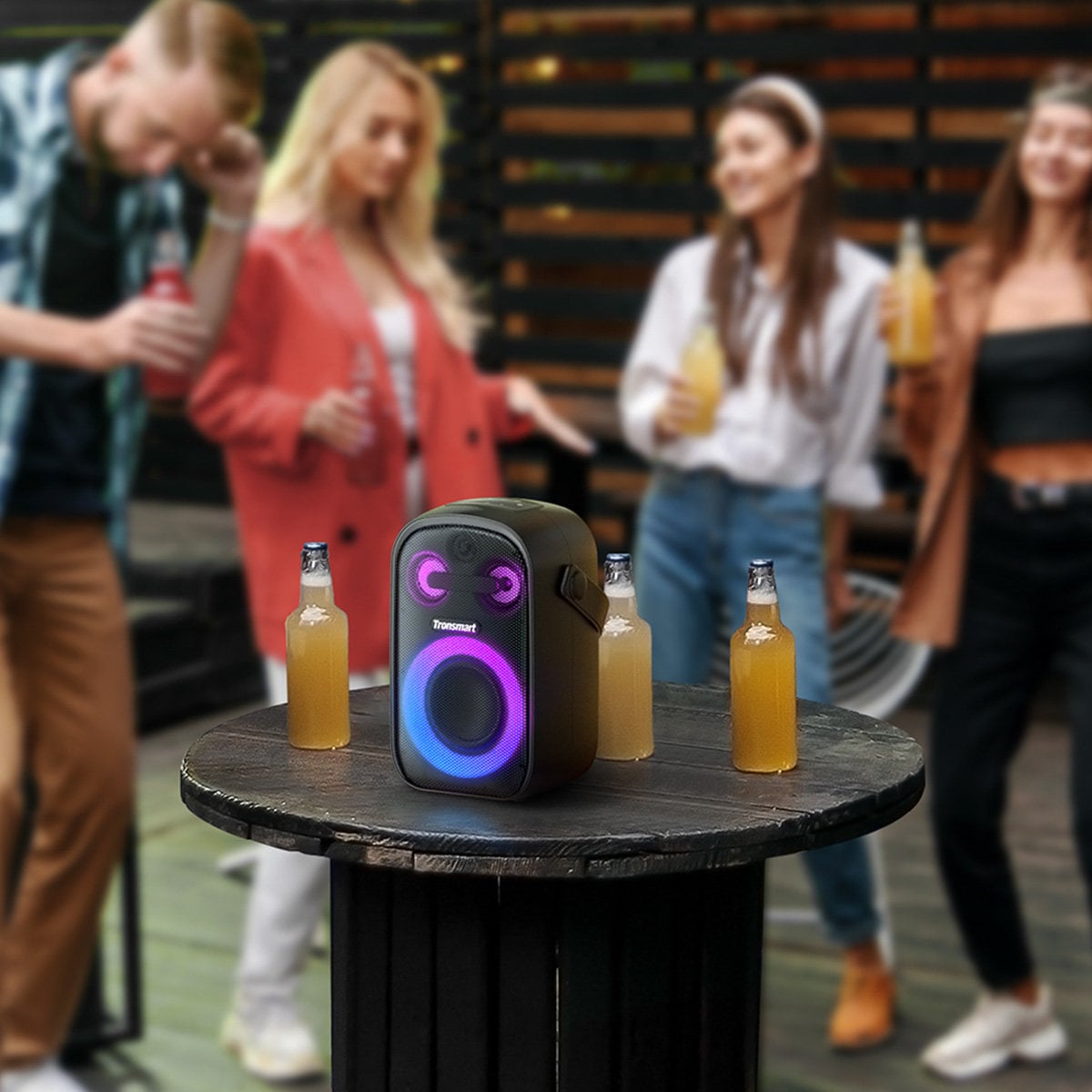 Tronsmart Halo 100 vezeték nélküli Bluetooth hangszóró 60W fekete-13