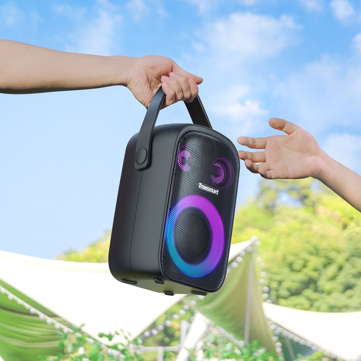 Tronsmart Halo 100 vezeték nélküli Bluetooth hangszóró 60W fekete-8