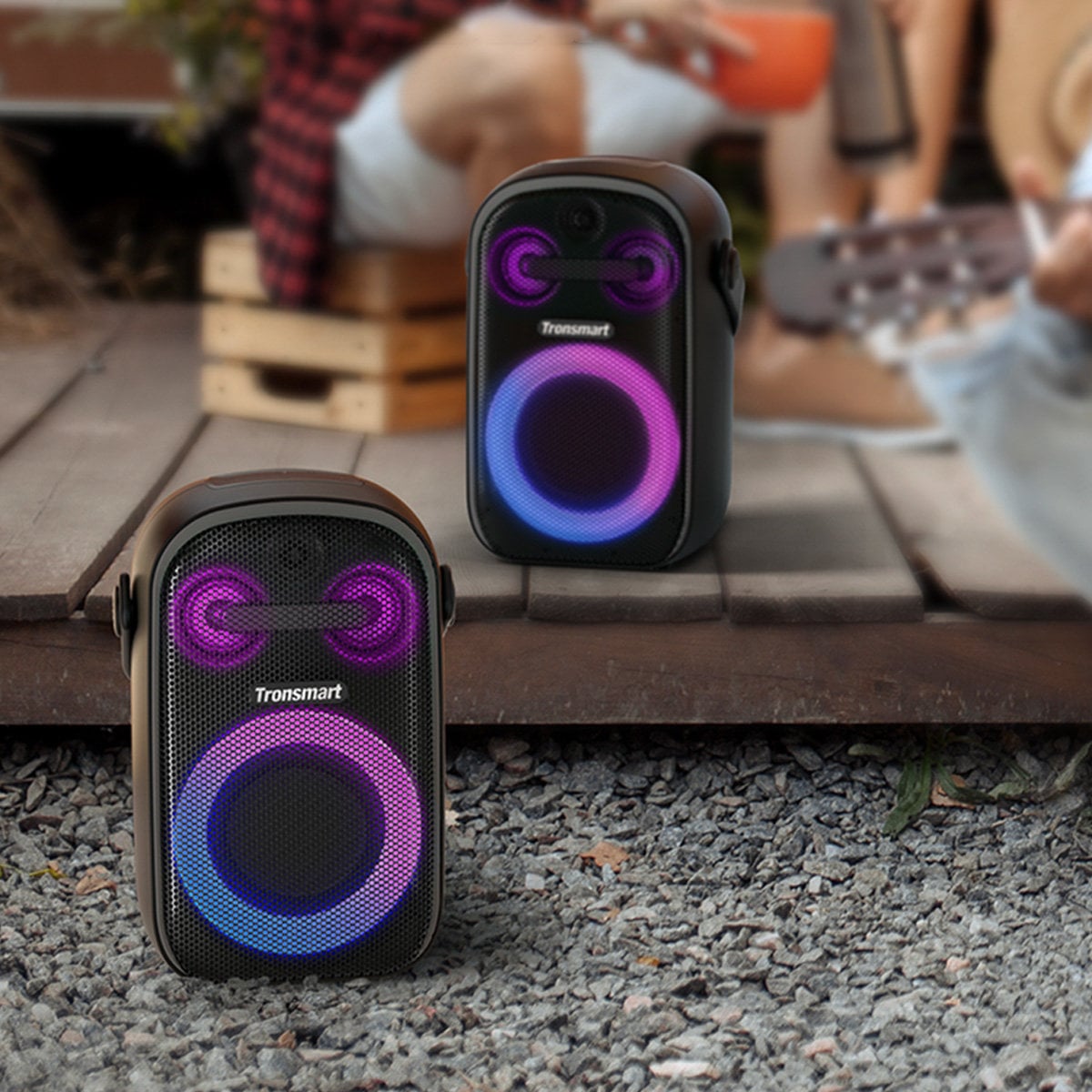 Tronsmart Halo 100 vezeték nélküli Bluetooth hangszóró 60W fekete-6