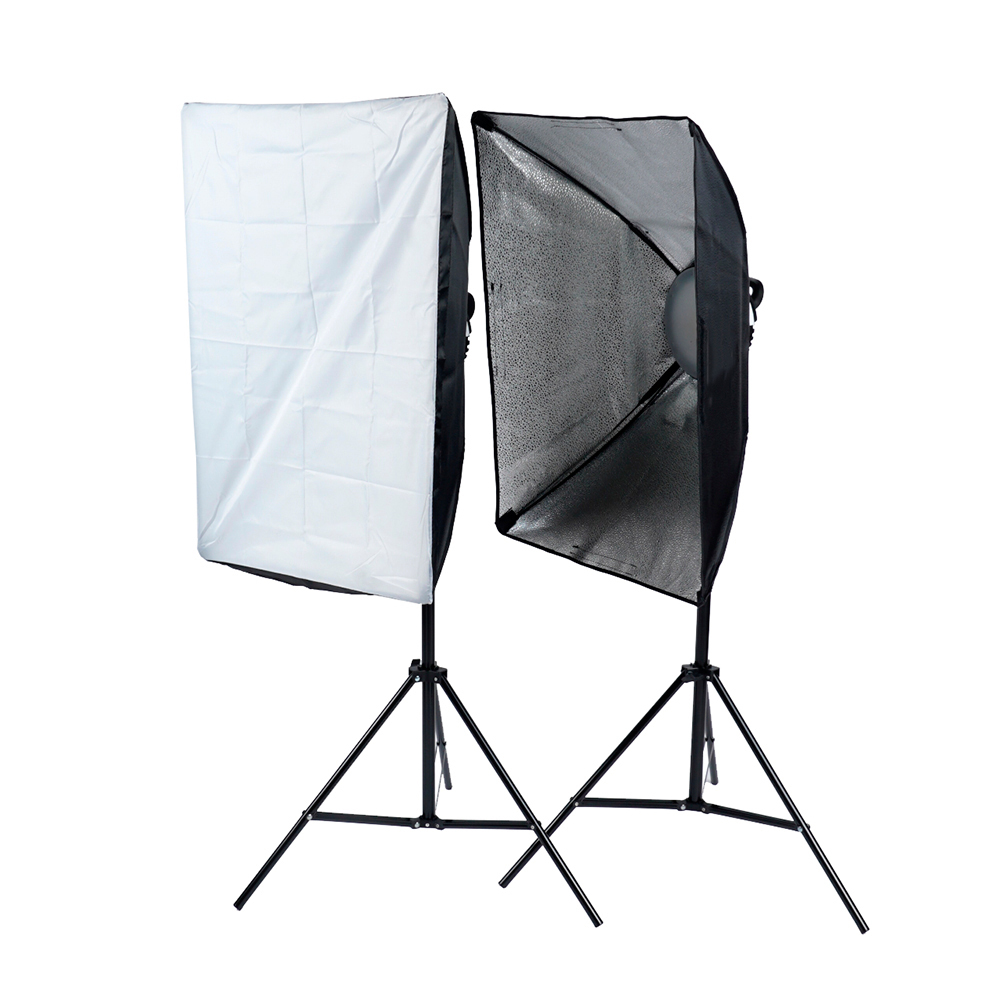 RGBW 45W LED softbox szett 3000-5500K, távirányítóval, 2m állvánnyal-10
