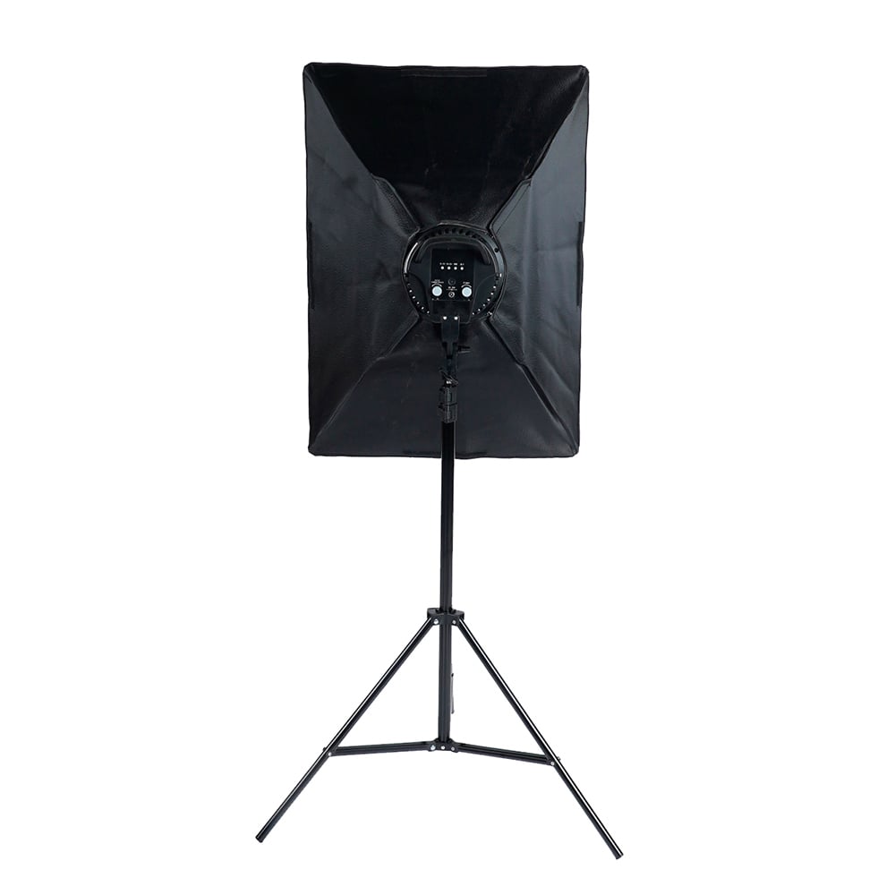 RGBW 45W LED softbox szett 3000-5500K, távirányítóval, 2m állvánnyal-1