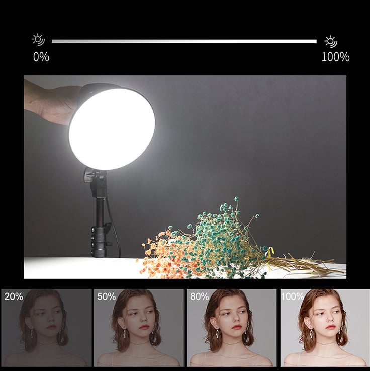 RGBW 45W LED softbox szett 3000-5500K, távirányítóval, 2m állvánnyal-8