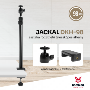 Jackal DKH-98 asztalra rögzíthető teleszkópos állvány