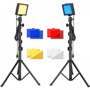 PL-02 LED világítás, videólámpa szett